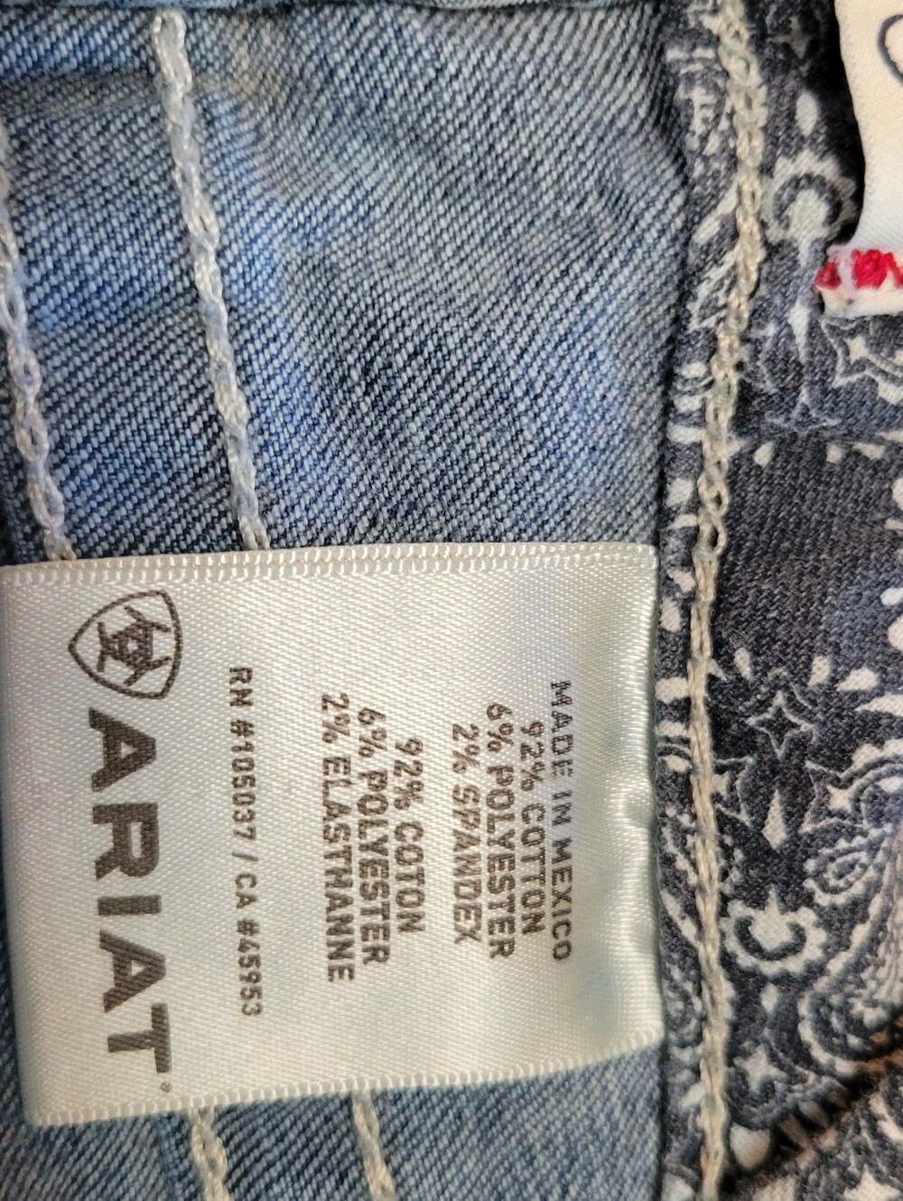 EUC Ariat REAL Jeans 30L - Picture 4 of 11